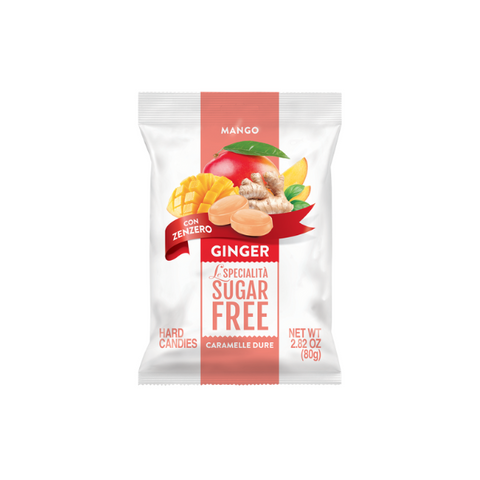 Gluten Free Sugar Free Mango & Ginger Hard Candies (80g)