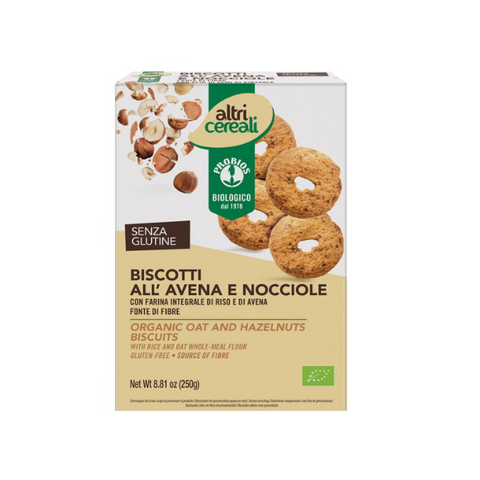 Organic Gluten Free Biscuits With Hazelnut (250g)