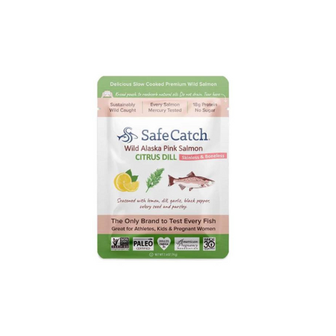 Wild Pacific Pink Salmon Citrus Dill (74g)