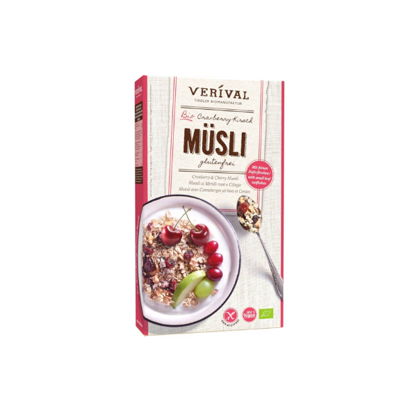 Organic Cranberry Cherry Muesli (300g)