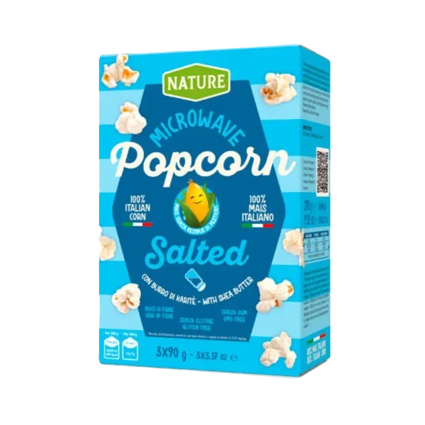 Microwave Salted Yellow Popcorn 3*90g