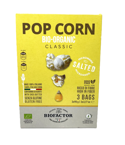 Organic Microwave Classic Yellow Popcorn 3*90g