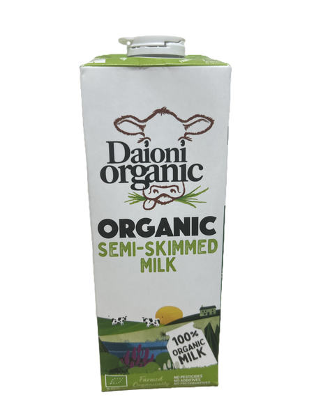 Organic Semi - Skimmed Milk (1L)