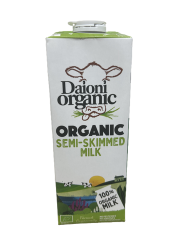 Organic Semi - Skimmed Milk (1L)