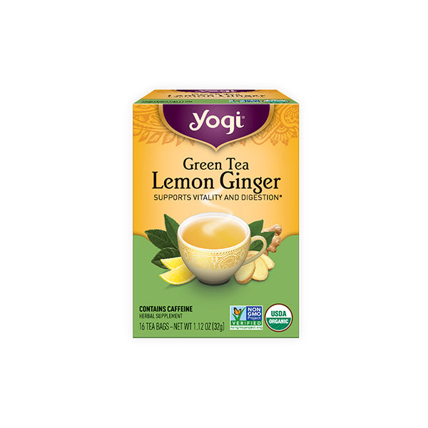 Organic Green Tea Lemon Ginger (32g)