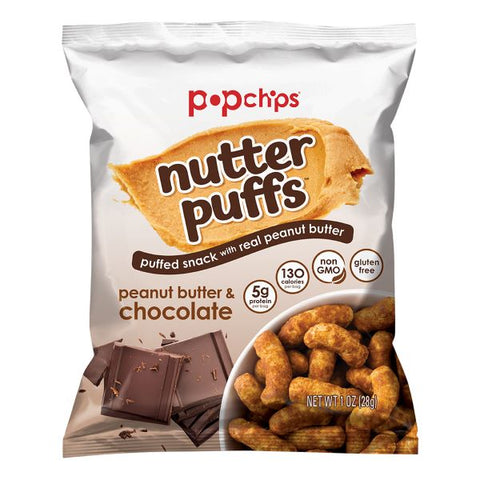 POP Chips Nutter Puffs Peanut Butter&Chocolate 28g