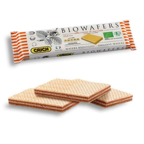 Organic Hazelnut Wafer (125g)