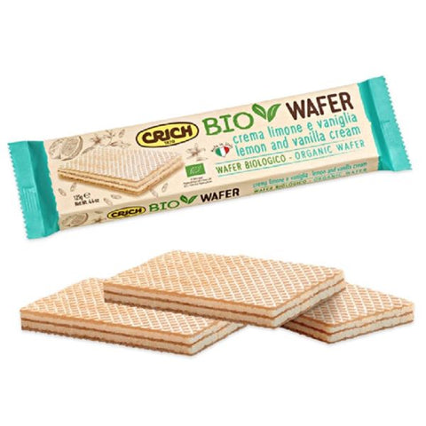 Organic Lemon Vanilla Wafer (125g)