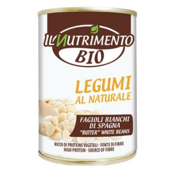 Organic White Beans in Water  ( 400g )