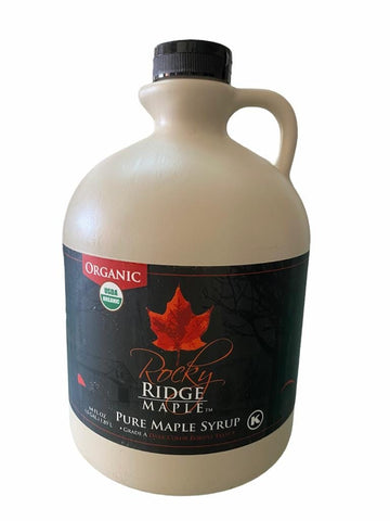 Organic Maple Syrup Dark Color Grade A  ( 1.89L )