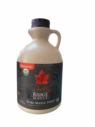 Organic  Maple Syrup Amber Color Grade A  ( 946ml )