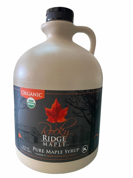 Organic  Maple Syrup Amber Color Grade A  ( 1.89L )