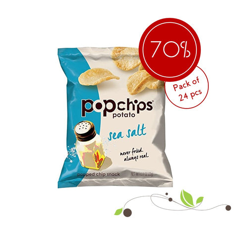 Pop Chips Sea Salt 23g (Pack of 24 Pcs)